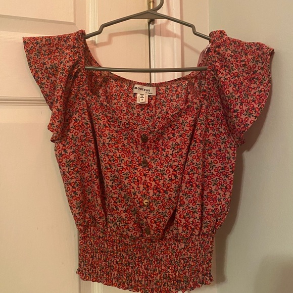 FLORAL BLOUSE - Picture 2 of 2